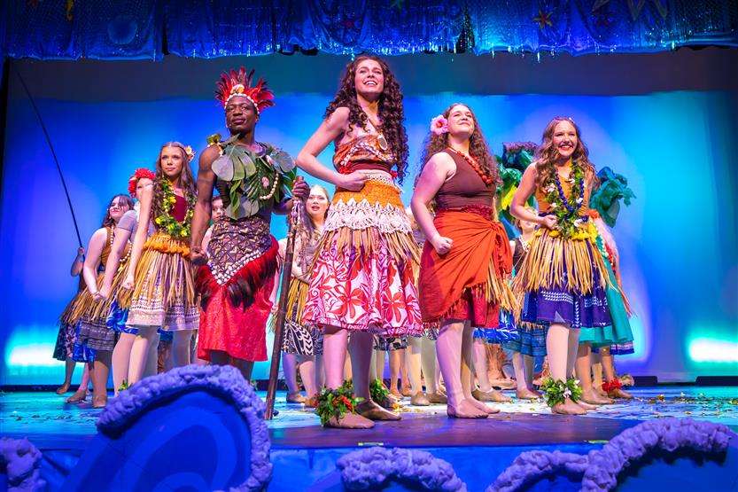 Students perform Moana, Jr.